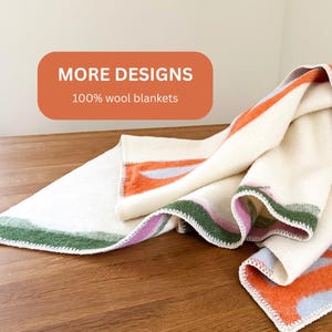 Mantas pequeñas de lana 100 % para el regazo y los niños, manta de camping de fibra natural