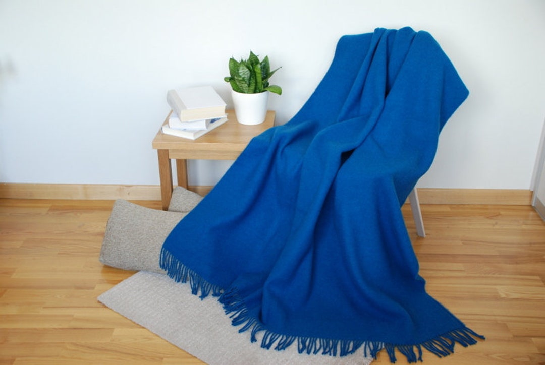 electric blue blanket