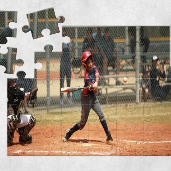 Custom Photo| Family Picture| 30 Pieces Jigsaw, Sports, Wedding Gift, Housewarming, Realtor, Baseball, Bridesmaid, Maid of Honor, Puzzle