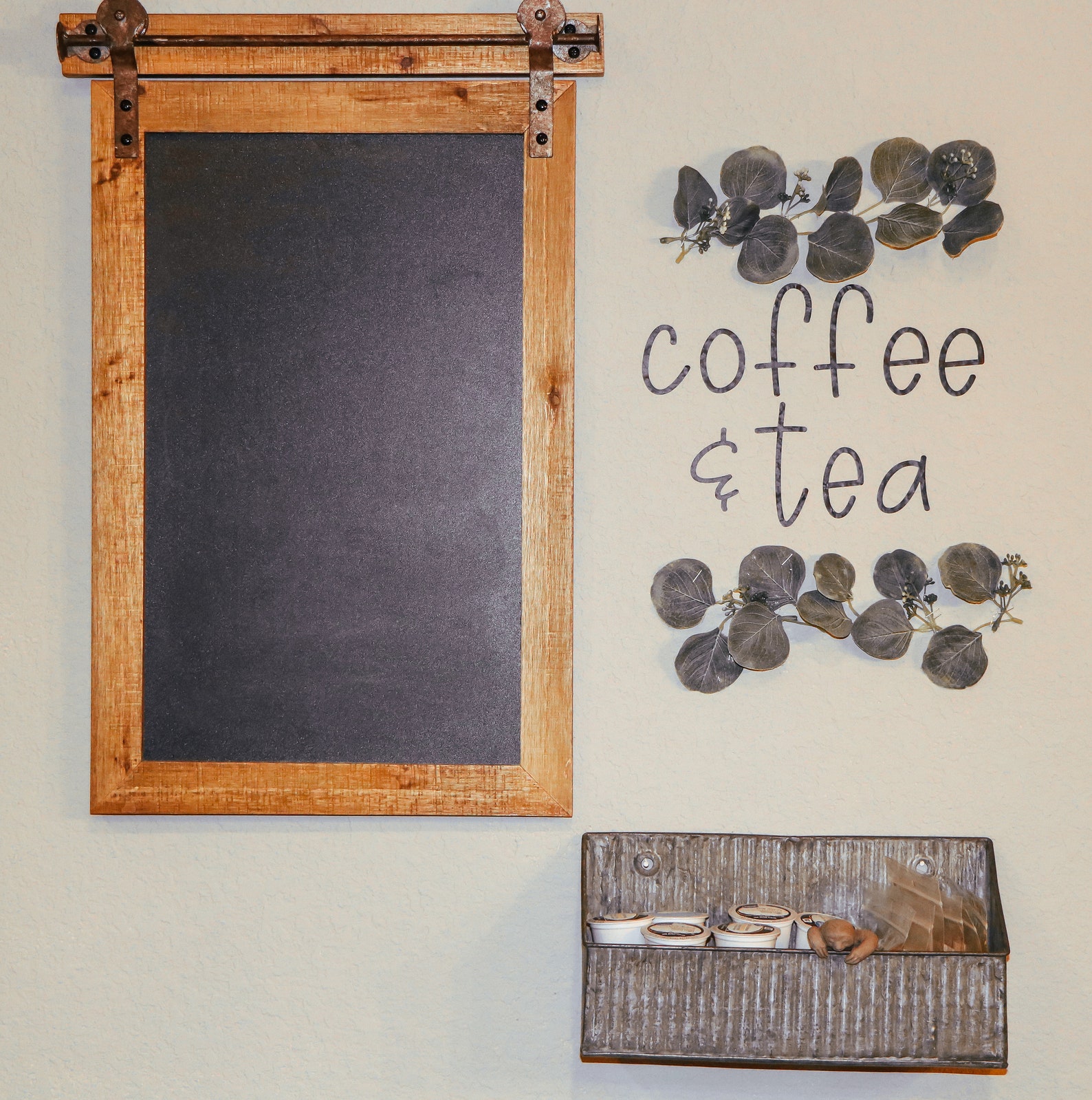 Coffee & Tea Vinyl Wall Decor CUSTOM DECOR Kitchen Sign Etsy