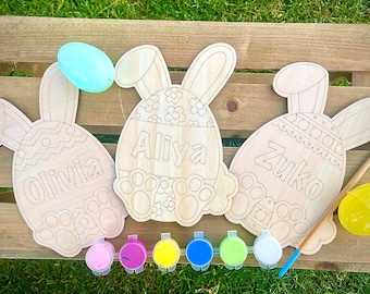 Personalized Easter Bunny Paint Kits - Easter Egg Paint Kits- Custom Easter Paint Kits for Kids- Easter Basket Stuffers