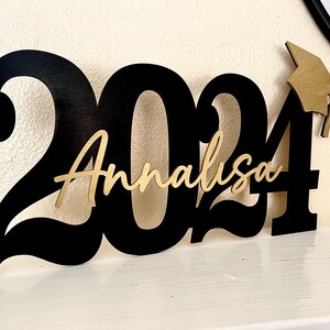 Class of 2025 Graduation Sign - Customized Wood Grad Sign - Grad Party Decor 2025 - Graduation Backdrop Sign-2025 Graduation Signature Board