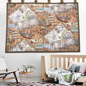 3x4 Vintage French Tapestry Wall Hangings Kitchen Tapestry History Home Living Tapestry Medieval Floral Tapestry Home Decor 122 x 80 cm