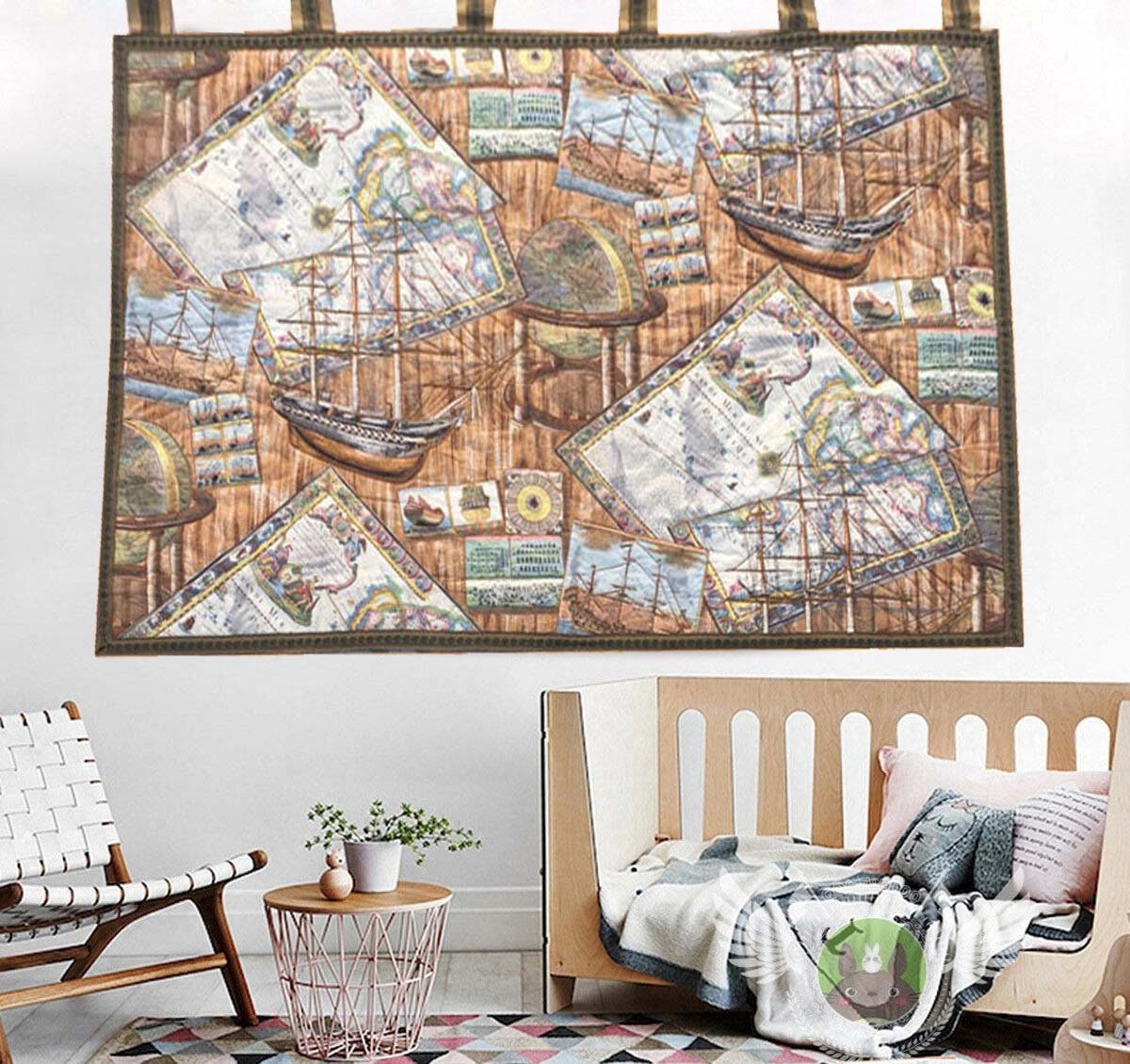 3x4 Vintage French Tapestry Wall Hangings Kitchen Tapestry Etsy