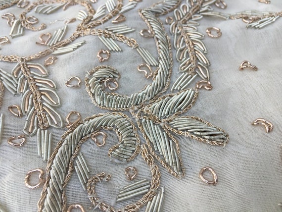 7x9 Vintage Hand Embroidery Bedspread Royal Bedspread Large - Etsy