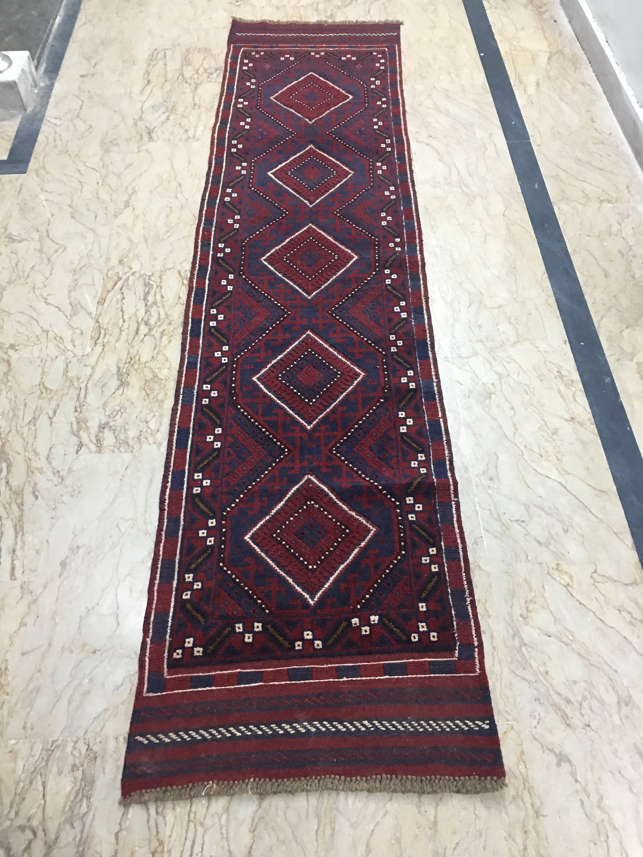 Mini Afghan Mashwani Rug main image 1
