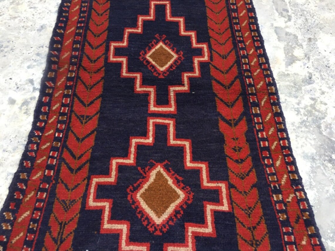 Afghanischer Teppich Kleiner Teppich Schlafzimmer Teppich | Etsy