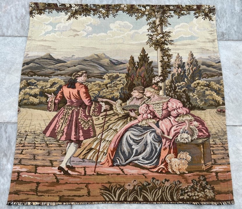 未使用　Goblys Franceフランス製ゴブラン織タペストリー ゴブリス Amazon.co.jp: Goblys Franceフランス製ゴブラン織タペストリー