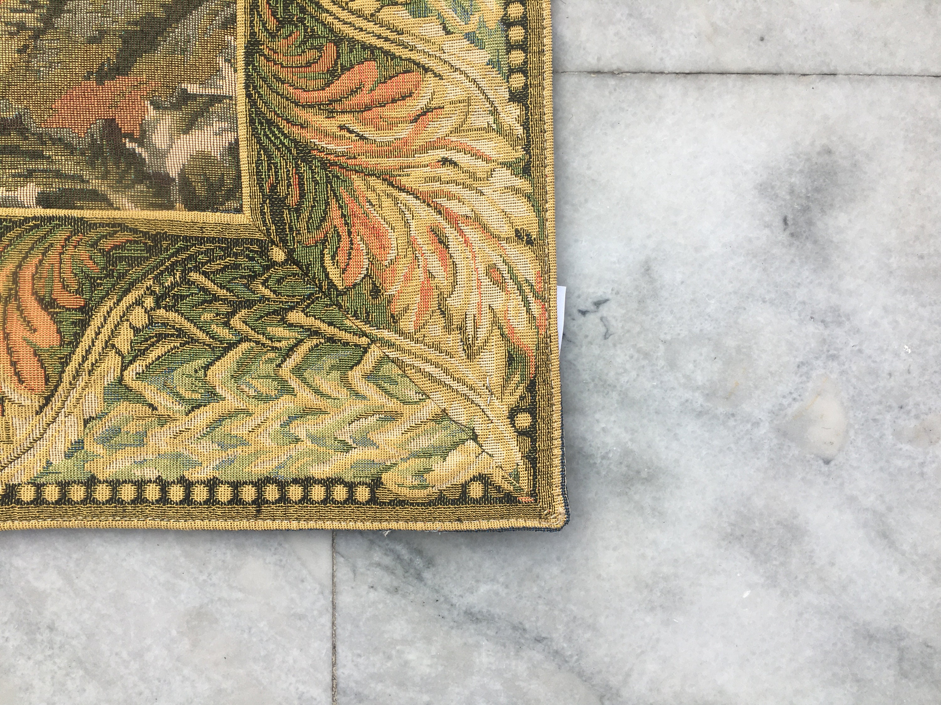Vintage French Romantic Décor Tapestry Goblins Medieval Wall