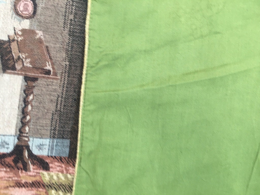 Vintage French Garden Décor Tapestry Goblins Medieval Wall Hanging