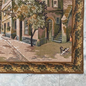 2X4 Vintage French Tapestry Authentic Room Décor Floral Goblins Wall Hanging | UK