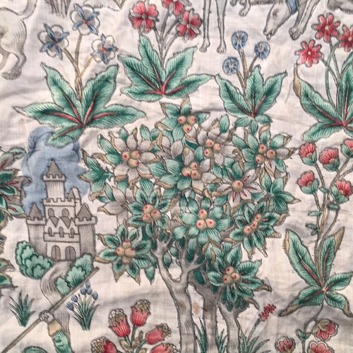 French Tapestry, Vintage Traditional Tapestry, Unique Decor Authentic Wall Hangings, Goblins Tapestry Medieval Floral Tapestry 118 x 65 cm shops