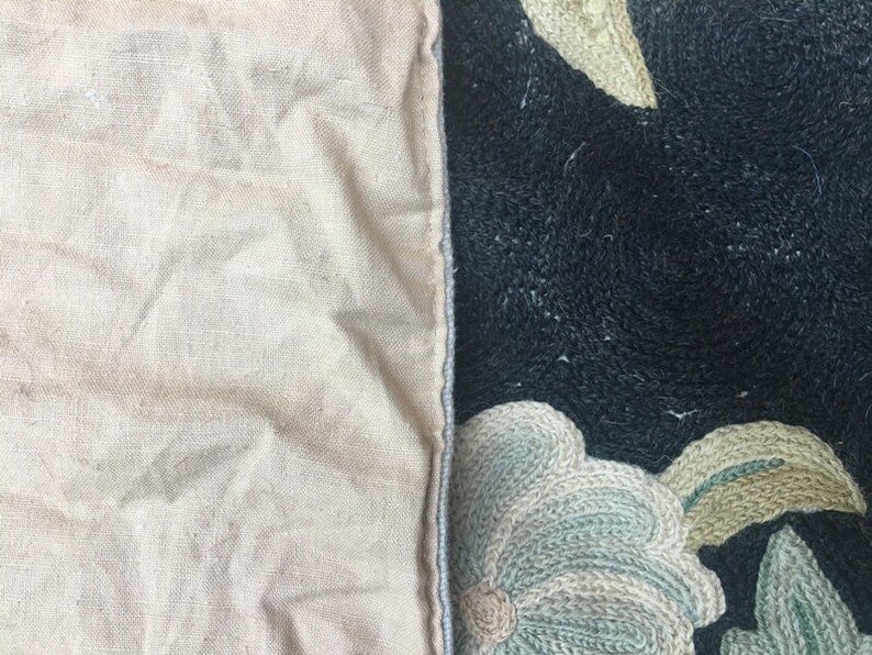 Vintage Chain Stich Aubusson Style Hand Knotted Wool Rug With - Etsy