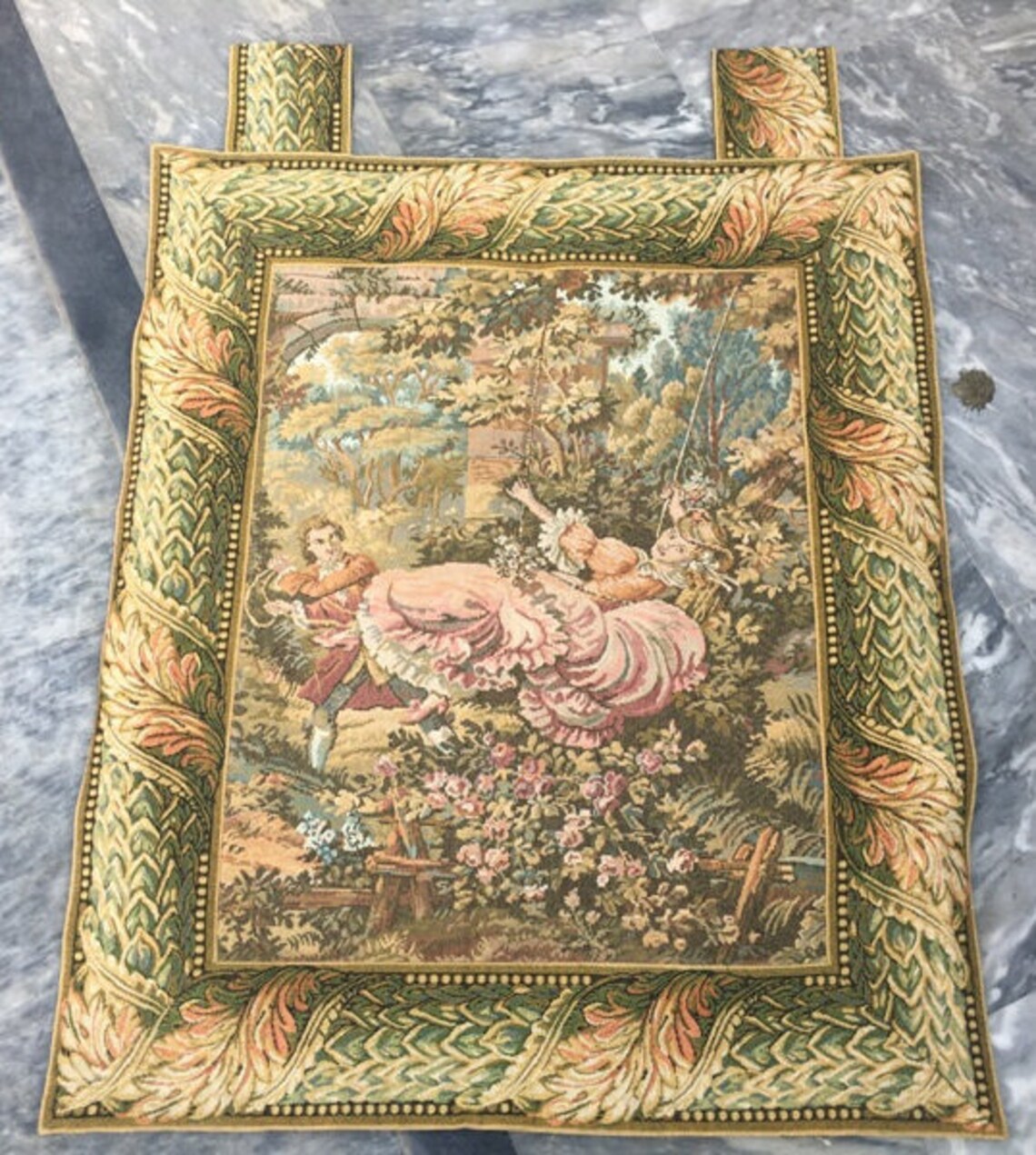 2.5x3 Vintage Chinese pictorial tapestry wall hangings Kitchen Etsy