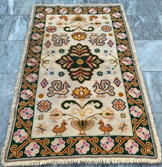 Recycled Silk Sari Rug - 180 x 121cm Recycled Silk Sari Rug - 180 x 121cm