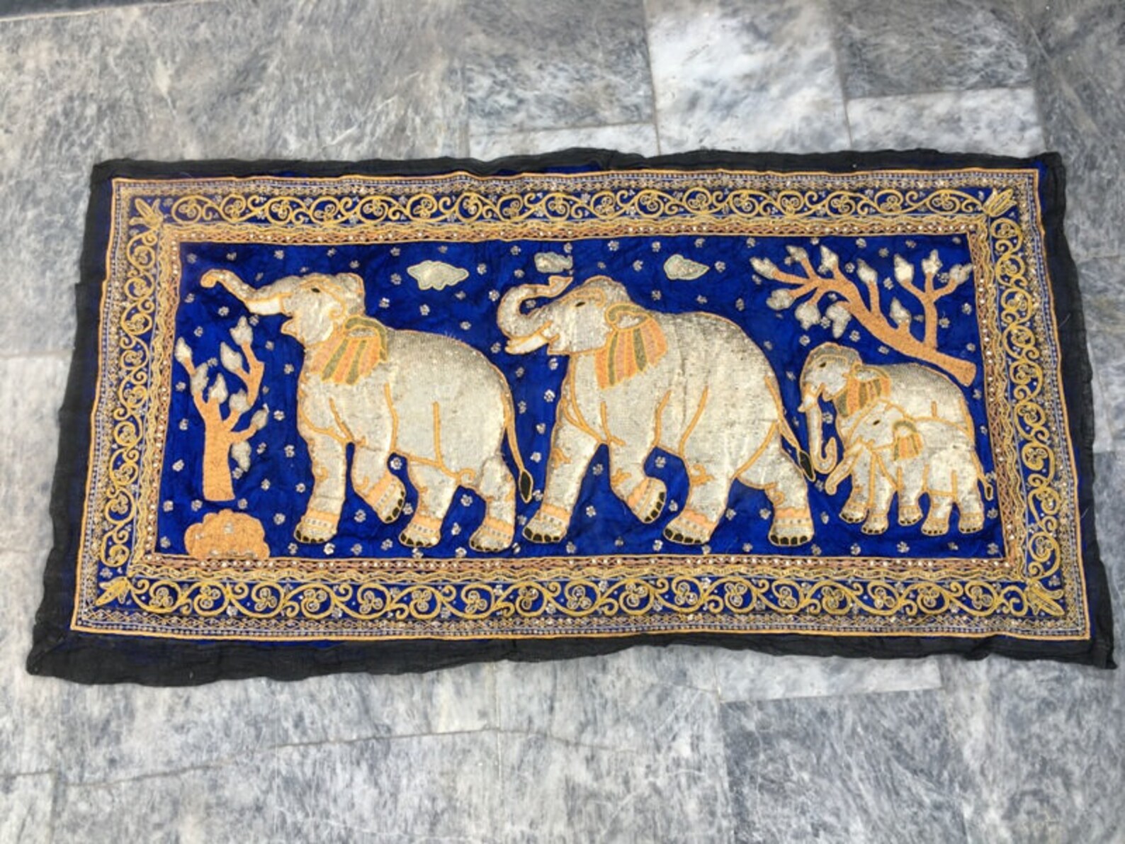 3x5 Antique Handmade Tapestry Indian Tapestry Pictorial Wall Etsy