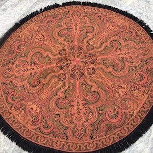 5x5 Vintage Paisley woman Scarf wool Shawl Fashion Accessories Boho Scarf Fashion Scarf woman scarve Pashmina Scarf Shawl 165 x 165 cm