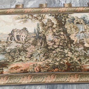4 x 6 Frans tapijt, vintage tapijt, bloementapijt, tapijt met kleurrijke rozen, tapijt met kleurrijke rozen, tuintapijt, wandtapijt / wandkleed 189 x 122 cm