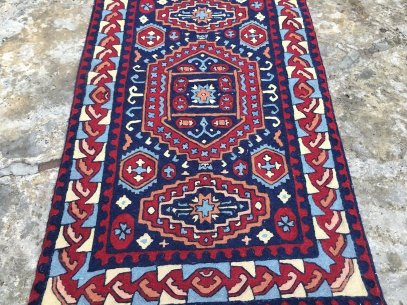 Aubusson Rug Handmade Rug Vintage Rug Door Mat Rug Needlepoint Etsy