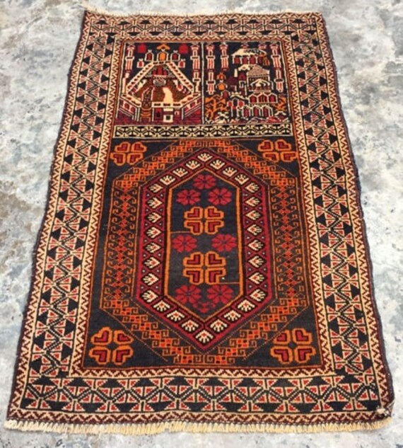 Handmade Afghan Kilim Rug, Wool Flatweave, 3x4 Vintage Oriental