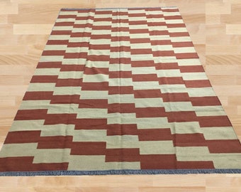 ヴィンテージ シバス キリム、9x12 ラージ キリム、70 年前のキリム