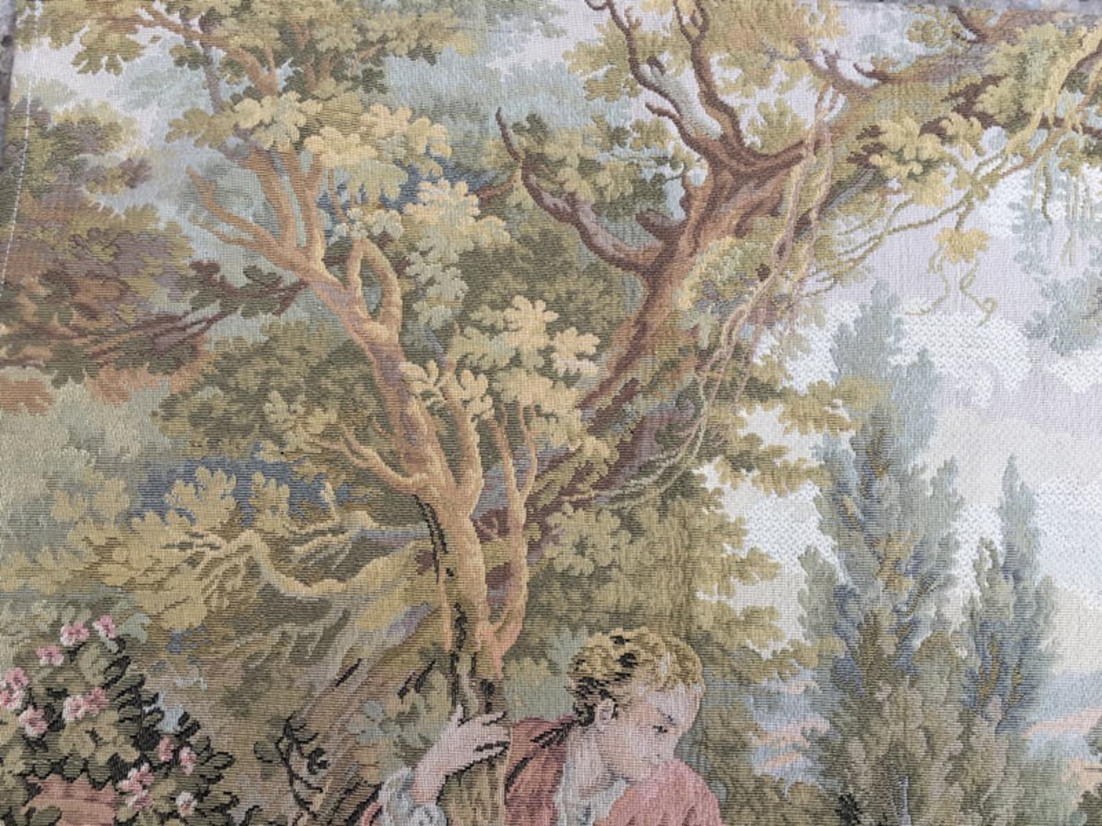 Vintage Tapestry French Tapestry Wall Hangings Kitchen Etsy