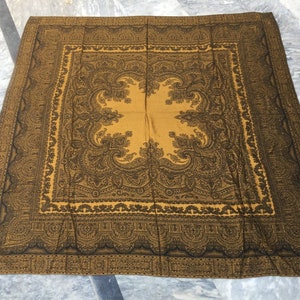 4x4 Vintage Paisley woman Scarf wool Shawl Fashion Accessories Boho Scarf Fashion Scarf woman scarve Pashmina Scarf Shawl 137 x 135 cm