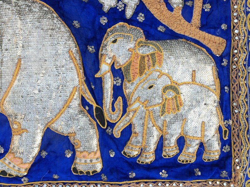 3x5 Antique Handmade Tapestry Indian Tapestry Pictorial Wall Etsy