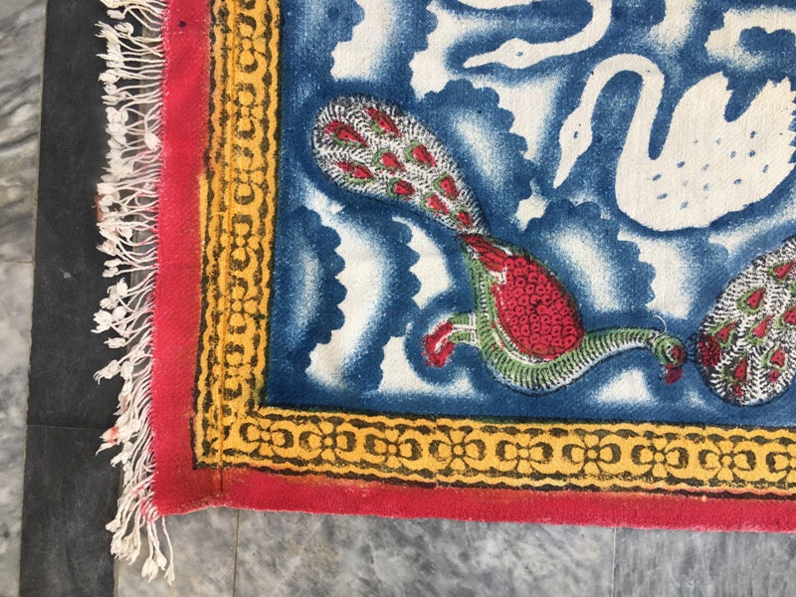 5x7 Vintage South Africa Handmade Painting Pictorial Tapestry Etsy