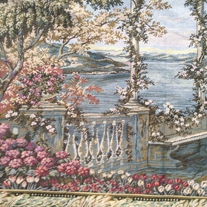 Tenture Murale Vintage Française - Motif Floral, 2x2 Ft (60x60 Cm) - Coton 100% - Parfait Pour Déco Chambre Ou Salon