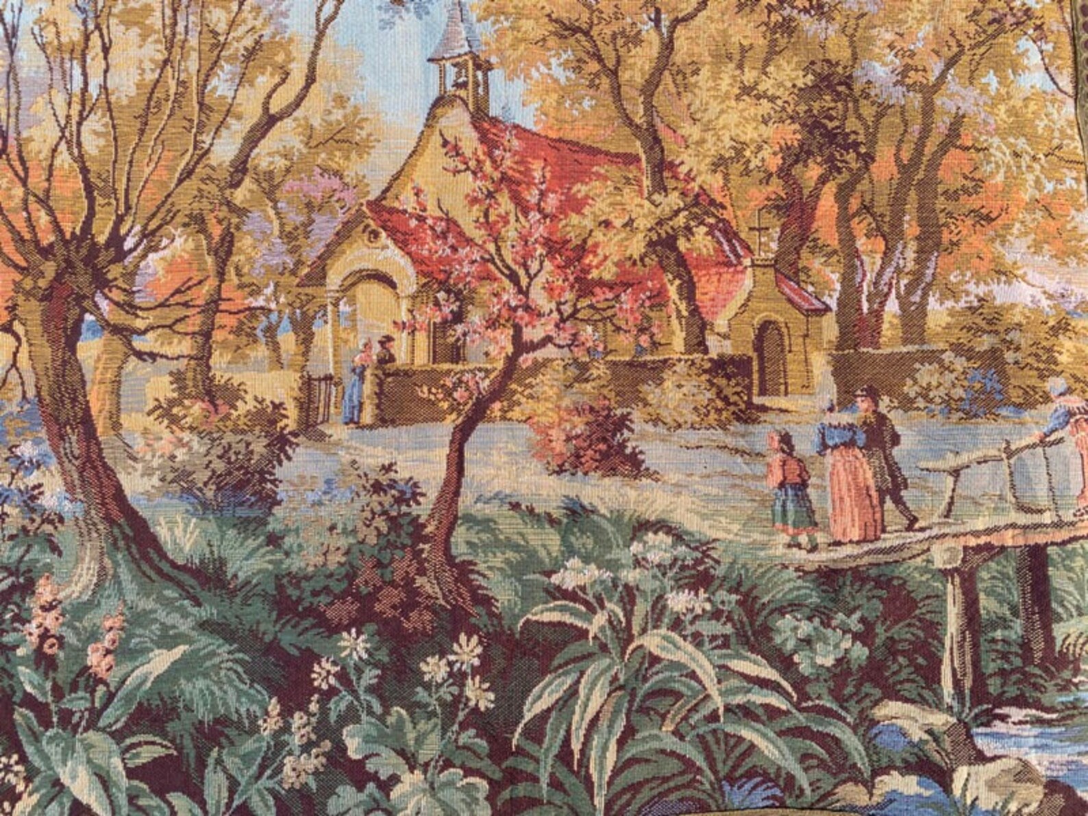 Vintage Tapestry Canadian Tapestry Wall Hangings Kitchen Etsy