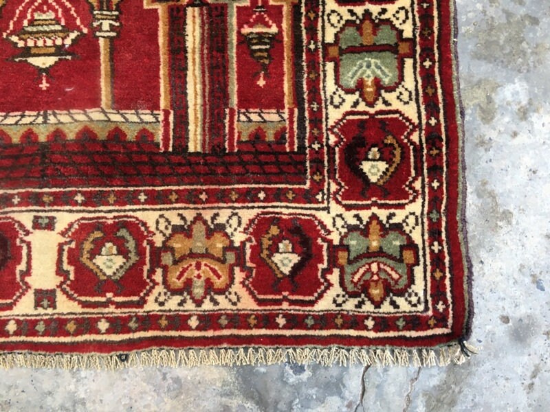 Afghan Rug Handwoven Rug Vintage Rug Tribal Rug Prayer Rug | Etsy