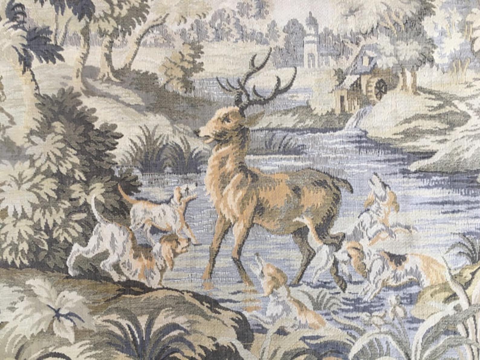 Vintage Tapestry French Tapestry Wall Hangings Kitchen Etsy