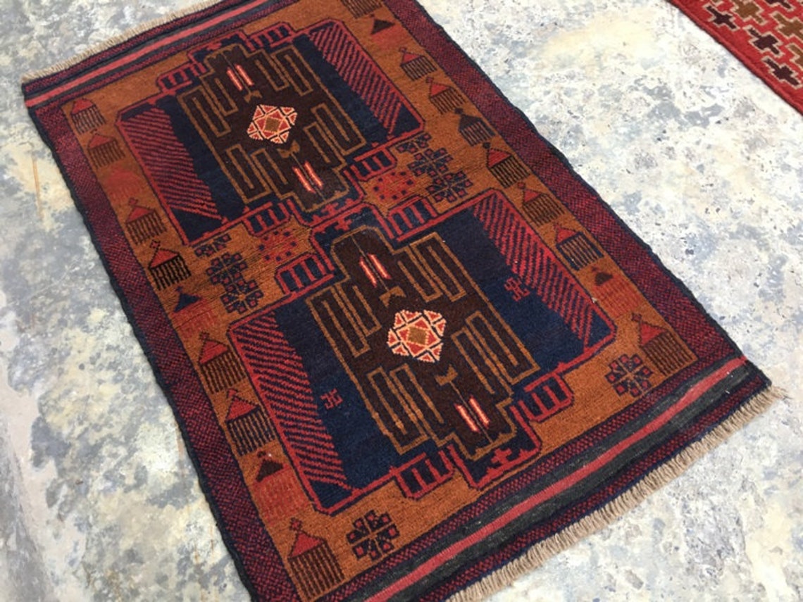 Afghanischer Teppich Kleiner Teppich Schlafzimmer Teppich | Etsy