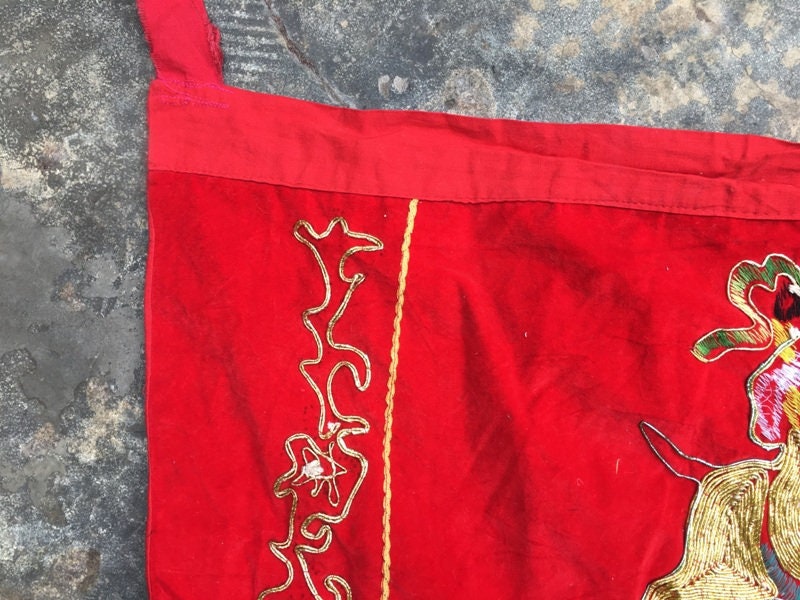 2x12 Antique Chinese Tapestry Wall Hangings Bedroom Tapestry Etsy