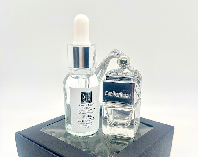 Car Diffuser and Refill/Car Charm/Car Interior Decor/Car Hanging Accessories/Car Mirror Gift/for Car Rear View Mirror Accessories.