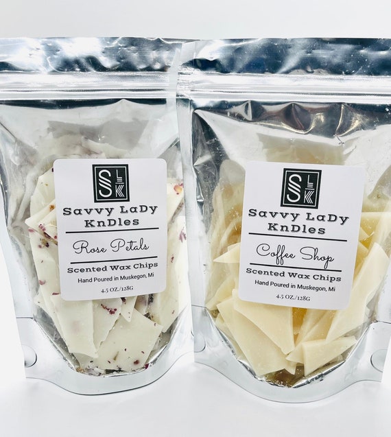 Soy Wax Melt Brittle/Wax Bark/Scented Wax Melt Pieces in bag for Wax Warmer