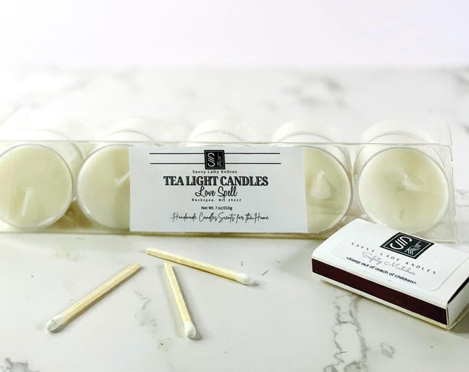 Scented/Tea Lights/Tea Light Candles/Scented Candles/Soy Tea lights/for Gift or Candle Favors.