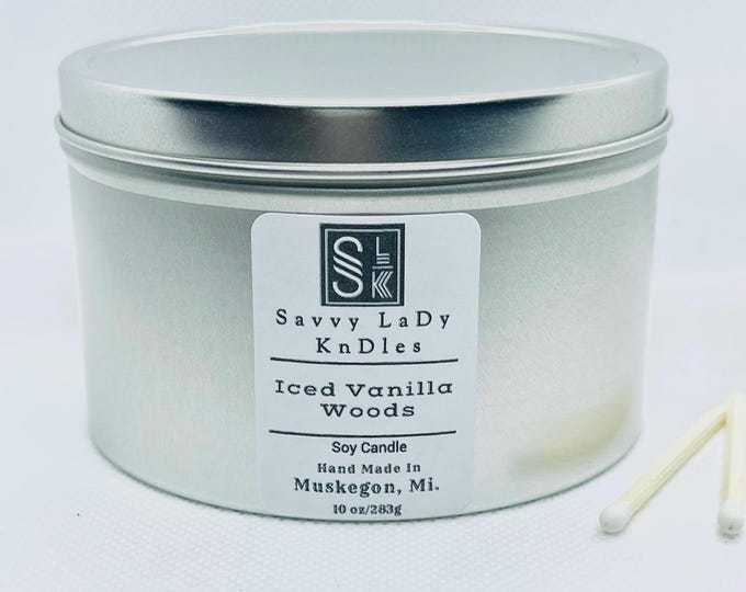 Non Toxic Candles for Home Fragrance/Soy Candles Made with Natural Ingredients/Soy Candles for Minimalist Decor or Candle Gift.