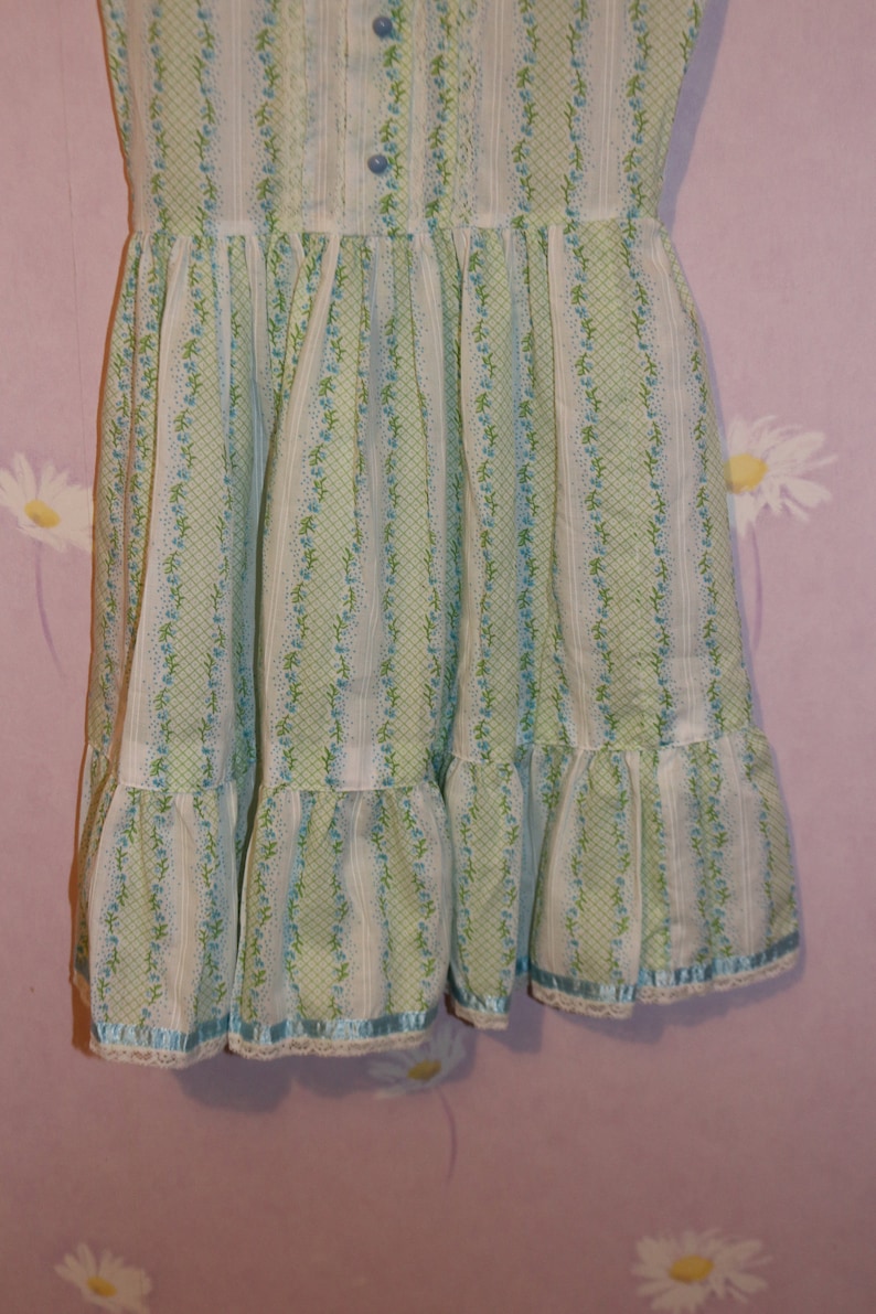 Vintage Girls Sleeveless Summer Dress with Lace Trim and Matching Jacket