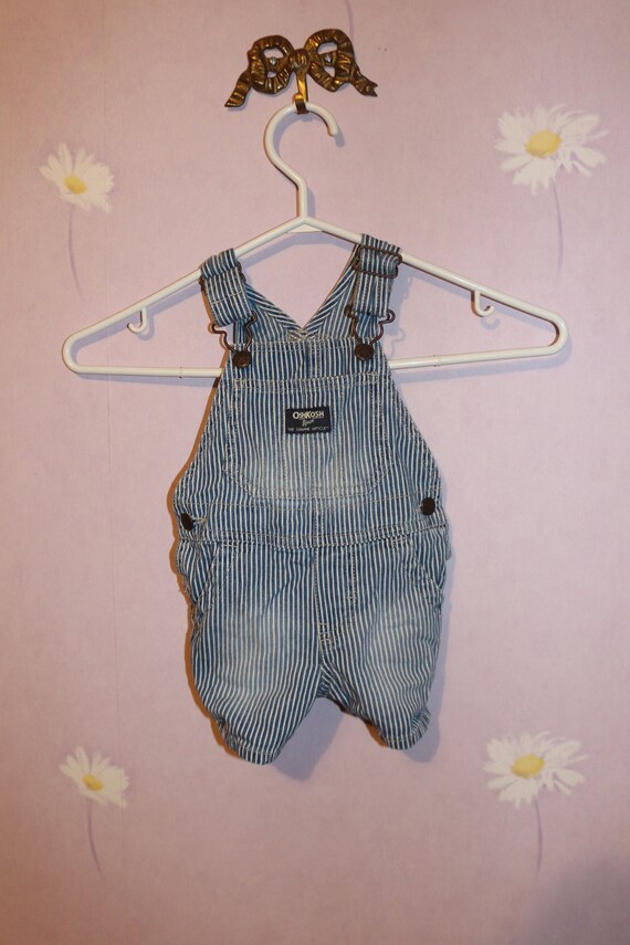 Osh Kosh Baby Boys Hickory Shortall