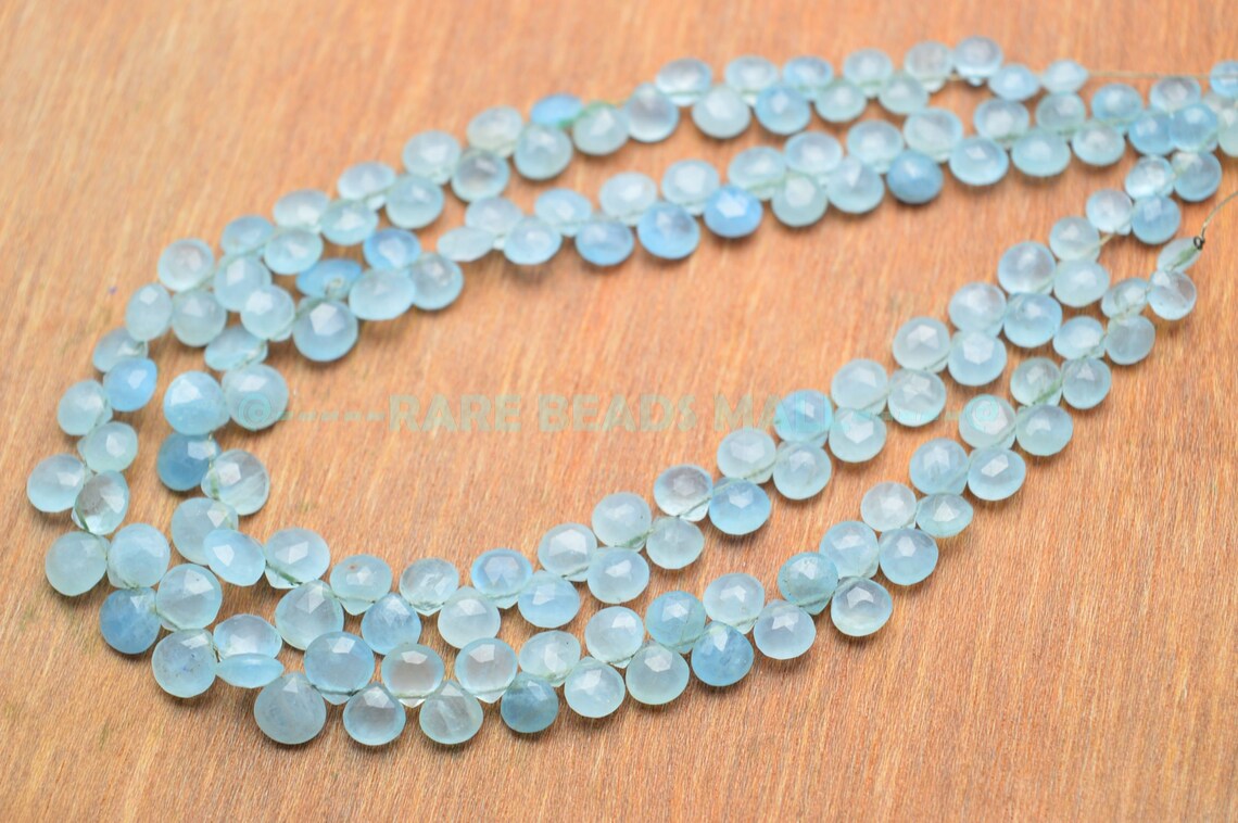 Aquamarine heart beadsnatural aquamarine faceted heart  etsy Aquamarine heart beadsnatural aquamarine faceted heart  etsy