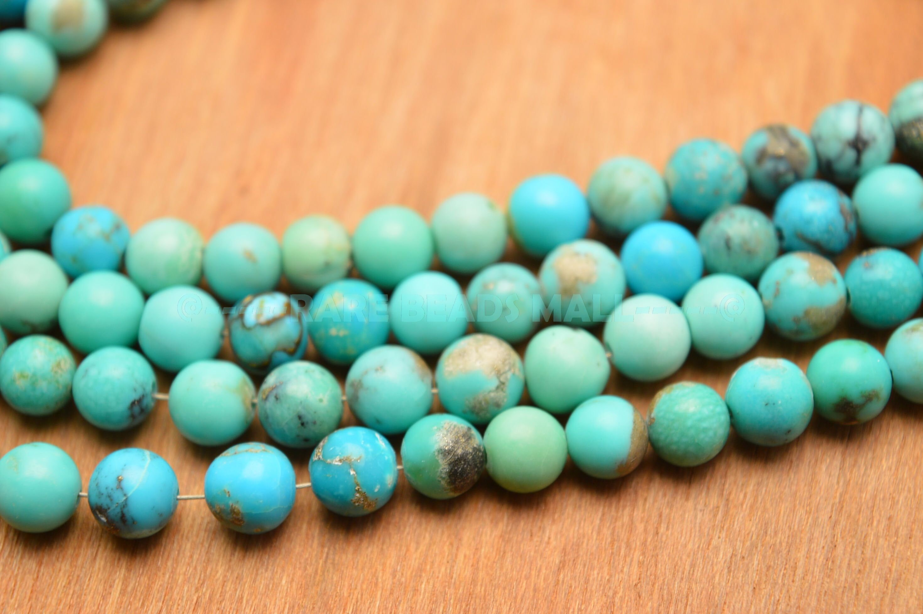 Arizona Turquoise Rounds/Natural Arizona Turquoise Smooth Etsy
