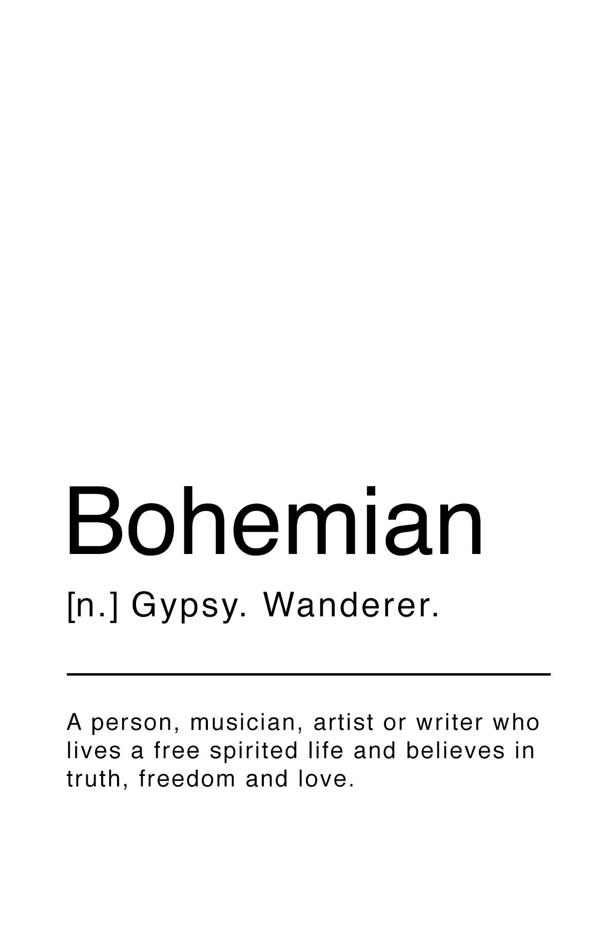Bohemian definition