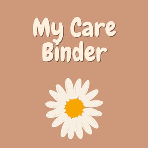 Special Needs Care Binder - Printables