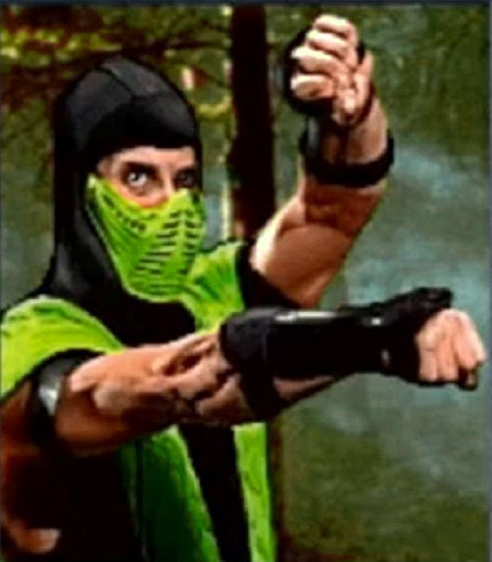 Classic Mortal Kombat 2 Reptile mask | Etsy