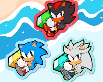 Hedgehog Emerald Stickers