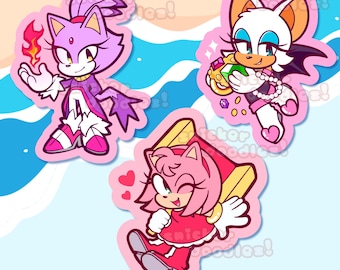 Hedgehog Ladies Stickers