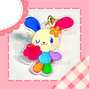 Colorful Rabbit Charm