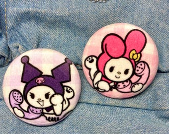 RETIRING: Kuro Melo Plush Buttons